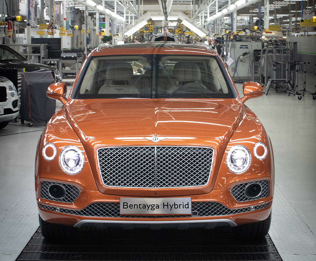 The bodies of the Bentley Bentayga were made at Volkswagen's Zwickau factory from 2016.